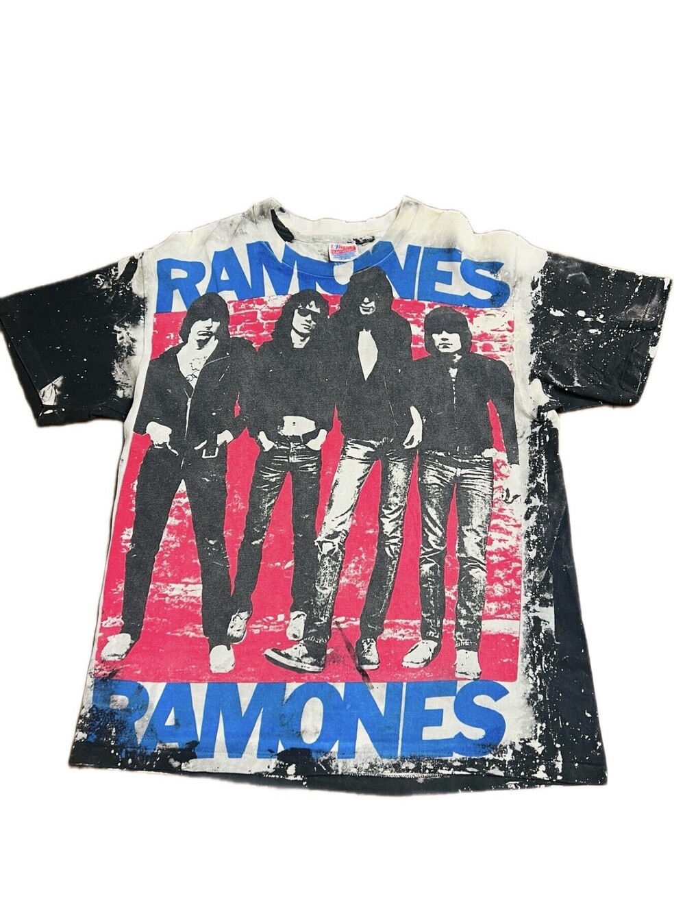 Vintage Ramones Mosquitohead Graphic Tee Hanes Punk Rock TSh
